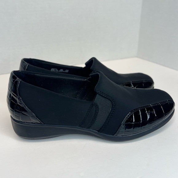 Clarks Collection Gael Rex Black Croc Print Loafer Shoes 26102169 Size 10M XLNT - Picture 2 of 14